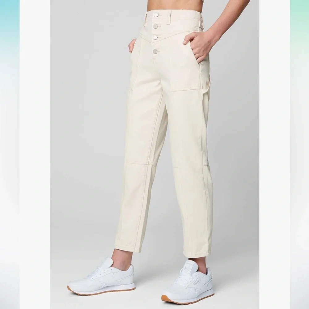 BlankNYC Button Fly Worker Jeans Sold at Revolve - Picture 2 of 3